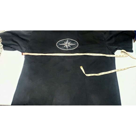 Polaris MSD Racing Black Mechanic Work Shirt XXL Short Sleeve Button Front Men - Picture 9 of 10